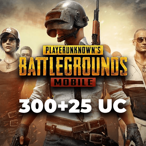 PUBG Mobile Game Currency 300+25 UC