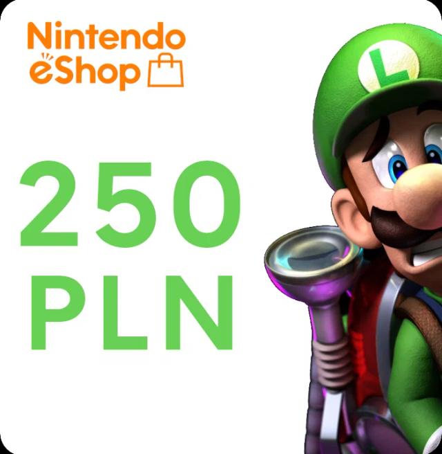 Nintendo eShop Card 250zl Poland