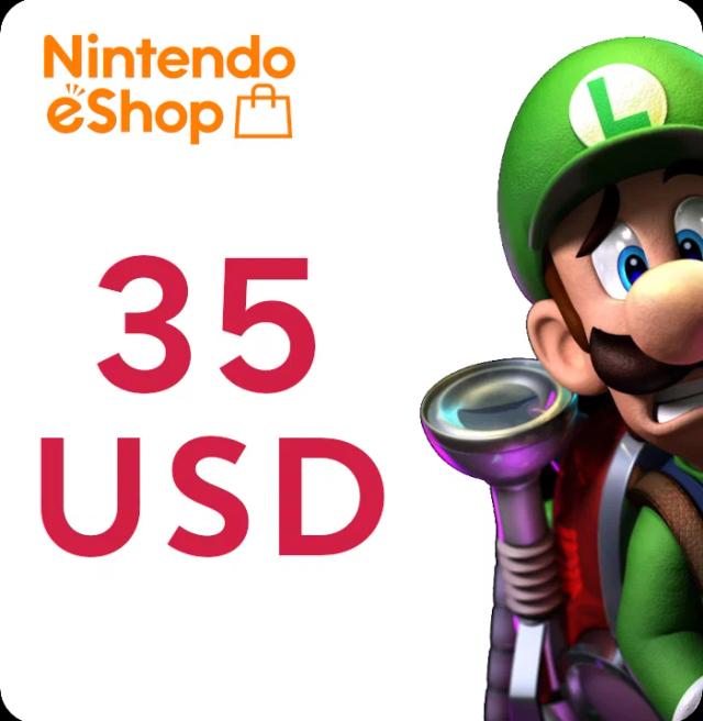 Nintendo eShop Card 35 USD USA