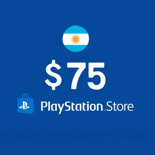 PS Store payment card 75 USD Argentina
