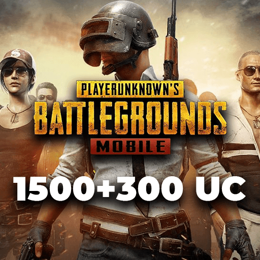 PUBG Mobile Game Currency 1500 + 300 UC